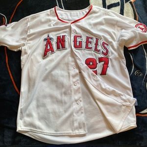 Mike Trout Angels Jersey Size E-48